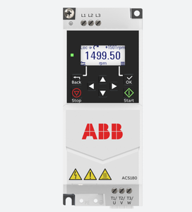 Variador de Frecuencia Compacto Serie ACS180 de ABB con Modbus Integrado para Bombas de Agua HVAC, Transformación de Ahorro de Energía, Original - Product Image 2