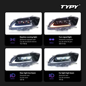 TYPY Car for for <b>Headlight</b> 2006-2014 12V 8000K Upgrade Modified New DRL Dynamic Turn Signal <b>LED</b> Auto Accessories - Product Image 3