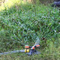 Arroseur rotatif automatique à 360 degrés DaringFish pour jardin, pelouse et terres agricoles, matériau ABS, diamètre 0,66-11 m