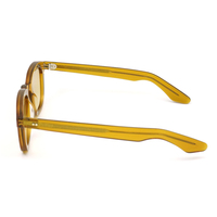 Lunettes de soleil Finione Summer Lime Green Candy Lens pour hommes et femmes, en acétate, rectangulaires, cool