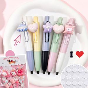Bolígrafos Retráctiles Mini Bonitos con Logotipo Personalizado, Ancho de Escritura de 0.5 mm, Bolígrafos de Plástico para Oficina y Material Escolar - Product Image 1