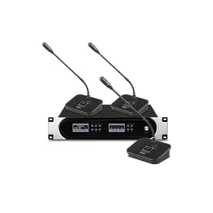 New Digital Audio Conference System Professional Conference Equipment Meeting Chairman Mic Wireless Microphone system