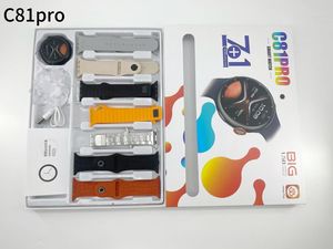 ساعة ذكية C81 PRO مع شاشة كبيرة مقاومة للماء IP65 مع موسيقى مدمجة واتصال بلوتوث و7 أحزمة متعددة للرياضة - Product Image 5