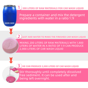 Líquido de Lavado de Autos de Alta Concentración con Cera, 200L, Precio de Fábrica - Limpieza Profunda y Pulido Brillante, Personalizable ODM/OEM - Product Image 3