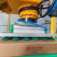 Ligne de palettiseur de machine d'emballage automatique personnalisée en usine de Leadworld prix de robot de palettisation empileur de robot