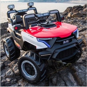 Vehículo Eléctrico para Niños de Dos Plazas, Auto Eléctrico para Niños, Camioneta de Policía, Juguete Eléctrico con 4 Motores - Product Image 2