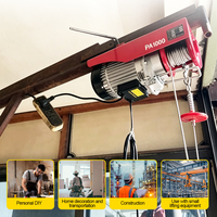 Mini-treuil électrique Toyo Crane Economy 220V Pa100 Pa200 Pa300 Pa400 Pa990 Pa1200 avec télécommande et chariot électrique