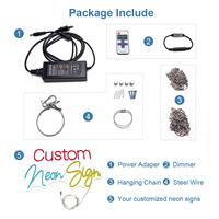 Enseignes Néon Personnalisées à LED RGB Dimmables pour Décoration Murale Chambre Mariage Anniversaire Bar Logo d'Entreprise Nom
