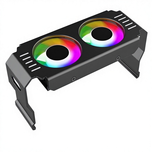 DDR4 DDR5 ARGB PWM Cooling Fan DDR Memory Heatsink for Desktop Computer Computer Memory Radiator