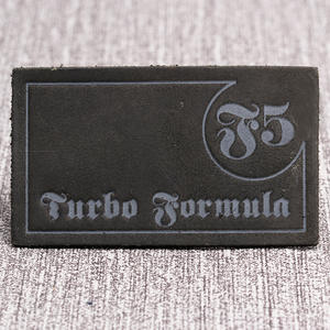 Yüksek kalite özel <span class=keywords><strong>Logo</strong></span> siyah yama deri etiket takım elbise giyim için PU deri yamalar deri mektup yamalar - Product Image 4