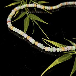 Collar <span class=keywords><strong>de</strong></span> Jadeíta Natural Birmana <span class=keywords><strong>de</strong></span> Grado A, Forma <span class=keywords><strong>de</strong></span> Ábaco, Multicolor, con Cuentas <span class=keywords><strong>de</strong></span> Jadeíta, Regalo para Mujer (con Certificado NGTC) - Product Image 3