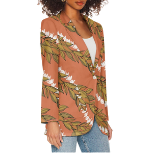 Nuevo Blazer Informal Personalizado de Punto Transpirable con Estampado y un Solo Botón para Mujer, Gran Venta - Product Image 4