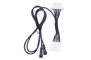 Faisceau de câblage automobile pour diagnostic personnalisé, étanche, en <span class=keywords><strong>PVC</strong></span>, 12V, à âme en cuivre, 4 conducteurs, avec fiche d'extension répartiteur pour diagnostic de panne de véhicule électrique - Product Image 2