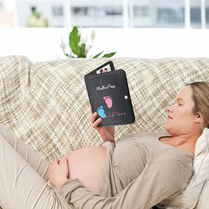 Funda de pasaporte de maternidad de fieltro de alta calidad para mujer embarazada alemana, almacenamiento de imagen de ultrasonido, tarjeta de salud y registro de maternidad - Product Image 6