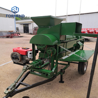 Dernière machine de récolte mobile multifonctionnelle à roues diesel, robuste, pour céréales (blé, riz, paddy, sorgho, soja)