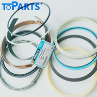 Kit de joints de vérin hydraulique TOPARTS 4660588 4407492 pour vérin de godet EX2500-6, matériaux PU+NBR+PTFE, certifié ISO9001