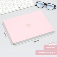 Organizador/Planificador de Papel Cuadriculado en Espiral de Cuero Suave A3, Cuaderno para Exámenes de Posgrado, Guía de Estudio Impresa