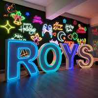 Lettres et chiffres géants LED étanches IP65 en métal, sans MOQ, de 3, 4 et 5 pieds, pour scènes de mariage et extérieur