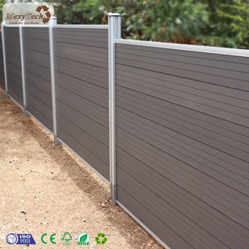 Barrière de clôture en aluminium bambou, barrière de sécurité
