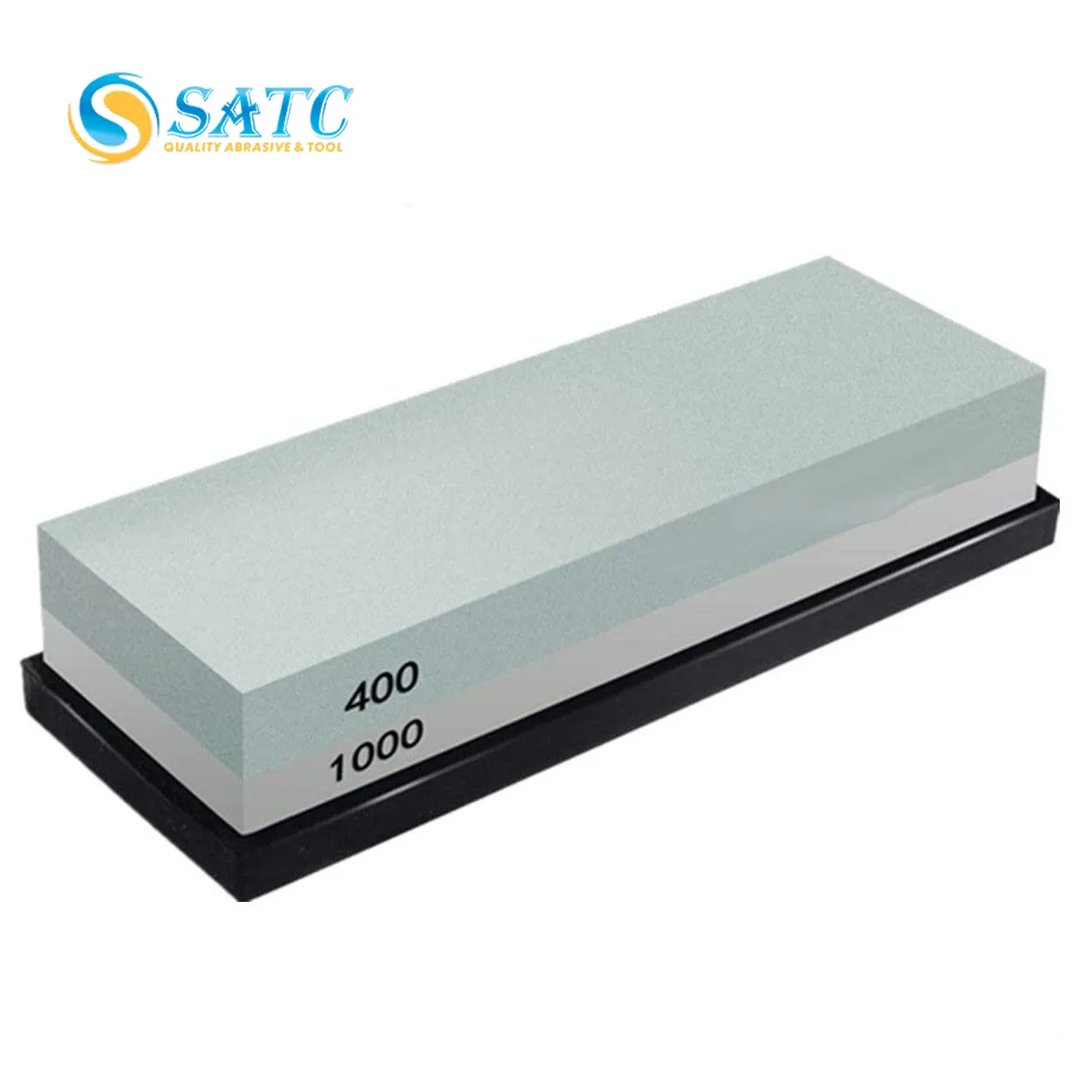 SATC 2 боковых Грит 400/1000 силиконовая основа polishingtool точильный камень для кухни/карманные ножи