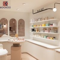 Exhibidor de Productos para el Cuidado de la Piel, Mueble Vitrina para Productos de Belleza