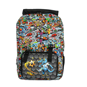 Sac d'école pour enfants Sac à dos de maternelle avec dessin animé de garçon de <span class=keywords><strong>football</strong></span> pour les élèves garçons adolescents - Product Image 4