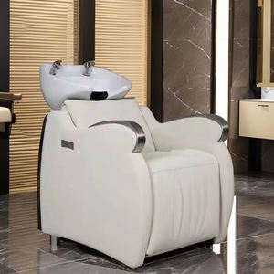 Suministro de fábrica, muebles de peluquería, cuenco de cerámica, fregadero de retrolavado eléctrico, silla de champú - Product Image 6