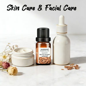 Étiquettes personnalisées Huile essentielle de bois 10 ml Huile essentielle de bois de santal pour le corps Utilisation quotidienne Soins de la peau Fabrication d'aromathérapie Soins du visage - Product Image 3