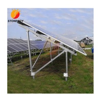 Structures au sol de panneau solaire de système en aluminium de haute résistance de support pour les usines solaires