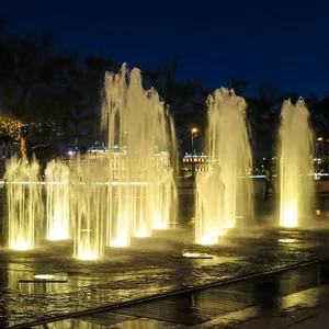 Fuente al aire libre Características del agua Piscina Música Fuente de baile Espectáculo