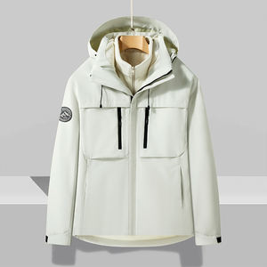 Chaqueta deportiva y de ocio para hombre, con capucha desmontable tres en uno, para otoño e invierno 2025, con logotipo personalizado - Product Image 2