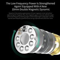Vente en gros d'écouteurs originaux KZ ZSX Casque Led Écouteurs HiFi Mini Écouteurs avec câble détachable à 2 broches