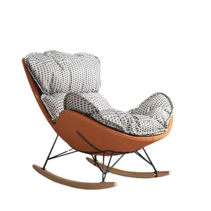 Produits de qualité Fauteuil basculant simple directionnel à dossier haut d'intérieur moderne et élégant