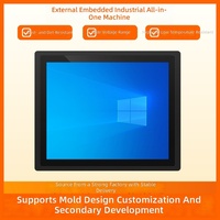 Ordinateur industriel tout-en-un embarqué avec écran tactile POS et affichage capacitif, contrôle industriel, Chine continentale