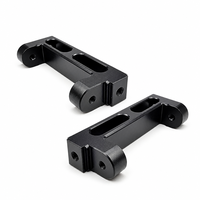 Service de fraisage CNC sur mesure pour supports de montage en métal à fentes, composants mécaniques usinés avec précision et pièces de fourche de fixation