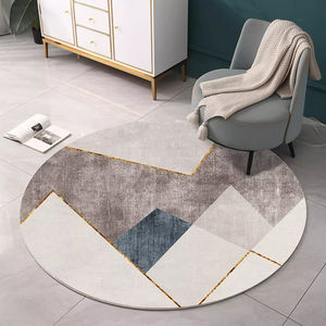 Belle <span class=keywords><strong>chaise</strong></span> ronde <span class=keywords><strong>tapis</strong></span> Style <span class=keywords><strong>bureau</strong></span> décor maison lavable moderne salon <span class=keywords><strong>tapis</strong></span> pour sol - Product Image 5