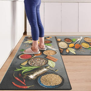 Alfombra de Cocina de PVC Rectangular Antideslizante, Impermeable, Resistente al Aceite, con Diseño Novedoso, para Uso en la Cocina - Product Image 1