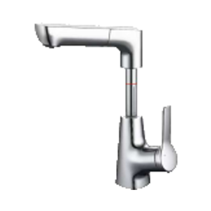 Modern Classic Single-Handle Bathroom Faucet Ceramic Rotatable <strong>Pull</strong> Basin <strong>Sprayer</strong> Flexible Lift Dual Water Modes for Kitchen - Product Image 1