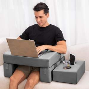 अतिरिक्त बड़े समायोज्य लैपटॉप डेस्क कोस्टर गेमिंग रीडिंग तकिया मेमोरी फोम हाथ बिस्तर के लिए सोफे फर्श के लिए आराम - Product Image 6