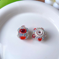 Perles de strass en cristal haut de gamme faites à la main pour stylos DIY, perles intercalaires robustes et étincelantes, breloques pour sangles de téléphone