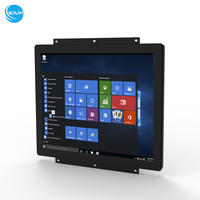 Panel PC Industrial HMI de 15 Pulgadas con Pantalla Táctil Capacitiva Integrada, VGA, Resistente al Agua IP66/IP65, Alto Brillo, Intel I3/I7