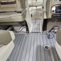 Tapis de pont en EVA style teck pour plateforme de bain et cockpit de bateau Sea Ray 200 Select 2005, type SeaDek MarineMat Gatorstep, auto-adhésif