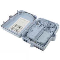 Caja de distribución Unionfiber FTTH 8 12 16 24 48 núcleos caja personalizada exterior LGX PLC cerradura de llave caja de distribución de fibra