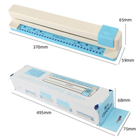 Perforateur carré, outil de perforation de papier artisanal, multi-perforateur 3 feuilles, 30 trous, perforateur de haute qualité ABS+ZN, taille du trou 5,5 mm