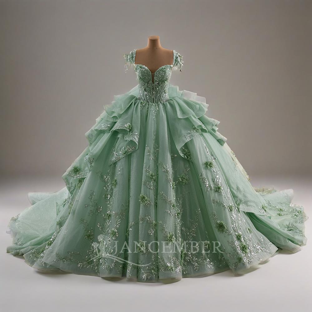 Shop Online Green Puffy Prom Dresses Princess Gown Silhouette | Alibaba.com Shop Online Green Puffy Prom Dresses Princess Gown Silhouette | Alibaba.com