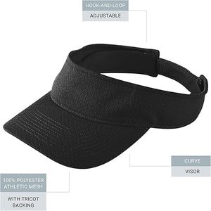 Trous respirants pour le <span class=keywords><strong>soleil</strong></span> de sport pour les chapeaux de drainage de la sueur Casquette pliante en maille de tennis de golf réglable pour visière de sport unisexe - Product Image 1