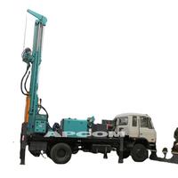 APCOM Mini 450 Mètres Foreuse de Puits Montée sur Camion DTH Rotative pour Eau