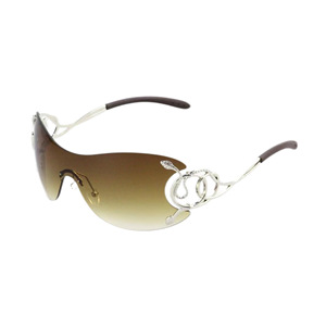 Gafas de Sol de Lujo Estilo Vintage Degradado Y2K, Gafas de Sol Unisex sin Montura de una Pieza con Protección UV400 - Product Image 3