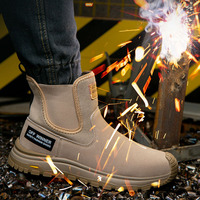 Chaussures de Sécurité Confortables pour Hommes en Matériau de Haute Qualité, Anti-Soudure, Anti-Écrasement et Résistantes à l'Usure