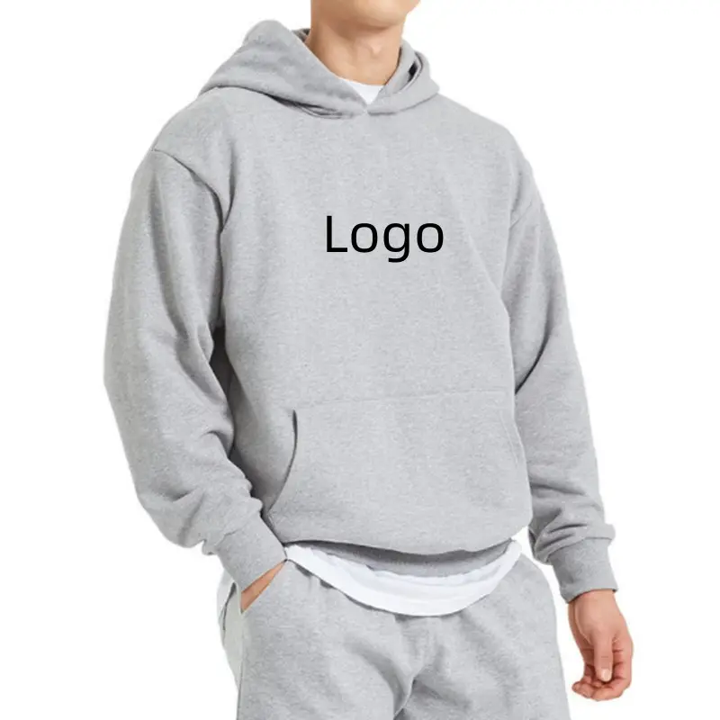 low moq custom high quality plain hoodies custom printing street wear hoodie heavy french terry men blank hoodie